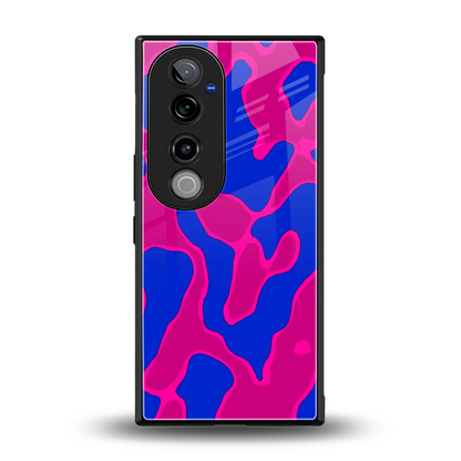 Azure Melt back phone cover | glass case for vivo v40 pro