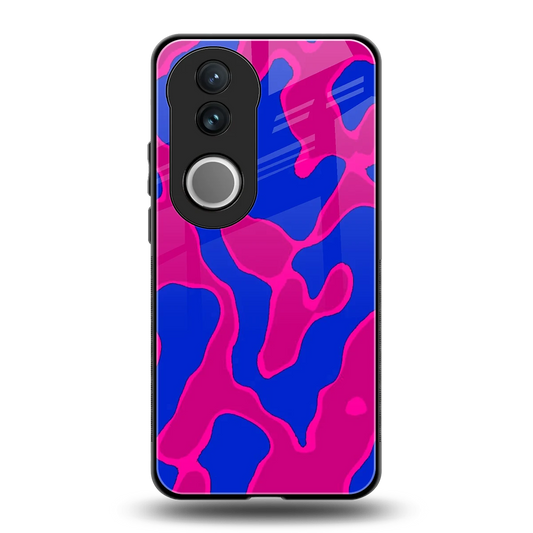 Azure Melt back phone cover | glass case for vivo v50