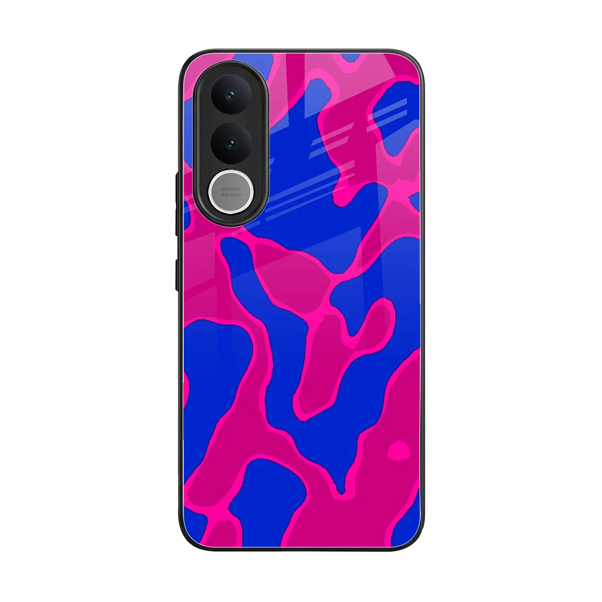 Azure Melt back phone cover | glass case for vivo v70 fe