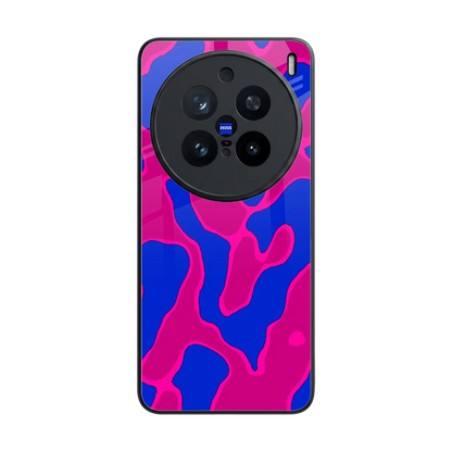 Azure Melt back phone cover | glass case for vivo x200 pro