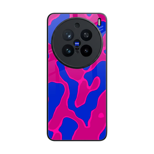 Azure Melt back phone cover | glass case for vivo x200 pro