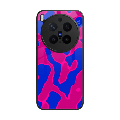 Azure Melt back phone cover | glass case for vivo x300 pro