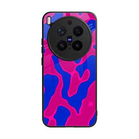 Azure Melt back phone cover | glass case for vivo x300 pro