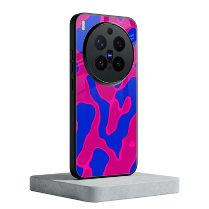 Azure Melt vivo x300 pro mobile cover | shockproof glass phone case