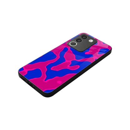 Azure Melt stylish phone case for vivo y200 5g | glossy glass and slim fit