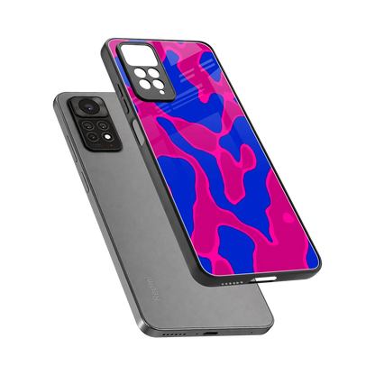 Azure Melt sleek redmi note 11 pro cover with tempered glass back and TPU edges