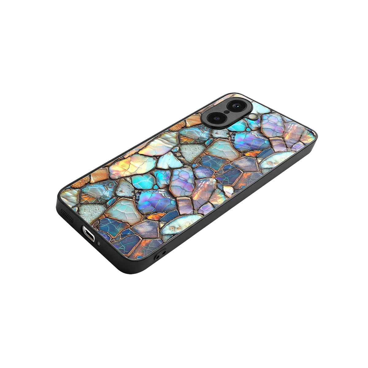 Azure Stone stylish phone case for oneplus nord ce5 5g | glossy glass and slim fit