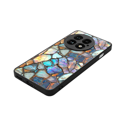 Azure Stone stylish phone case for oneplus 13 | glossy glass and slim fit