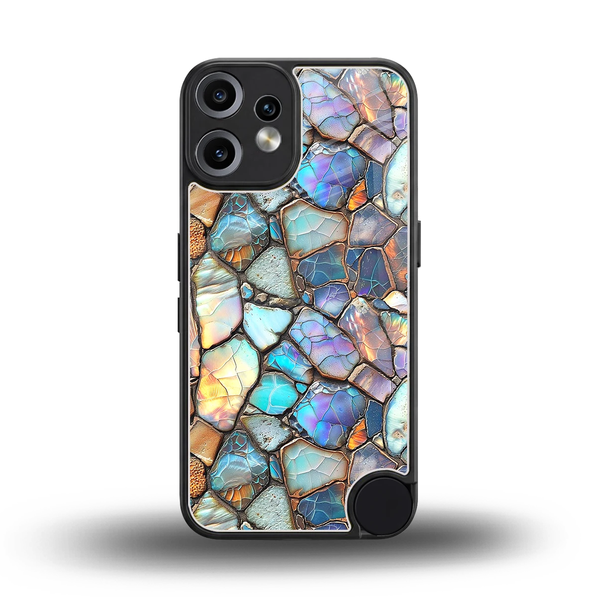 Azure Stone back phone cover | glass case for cmf nothing phone 2 pro