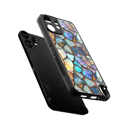 Azure Stone sleek cmf nothing phone 2 pro cover with tempered glass back and TPU edges