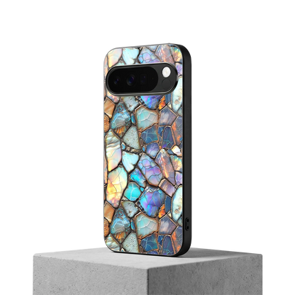 Azure Stone google pixel 10 pro xl mobile cover | shockproof glass phone case