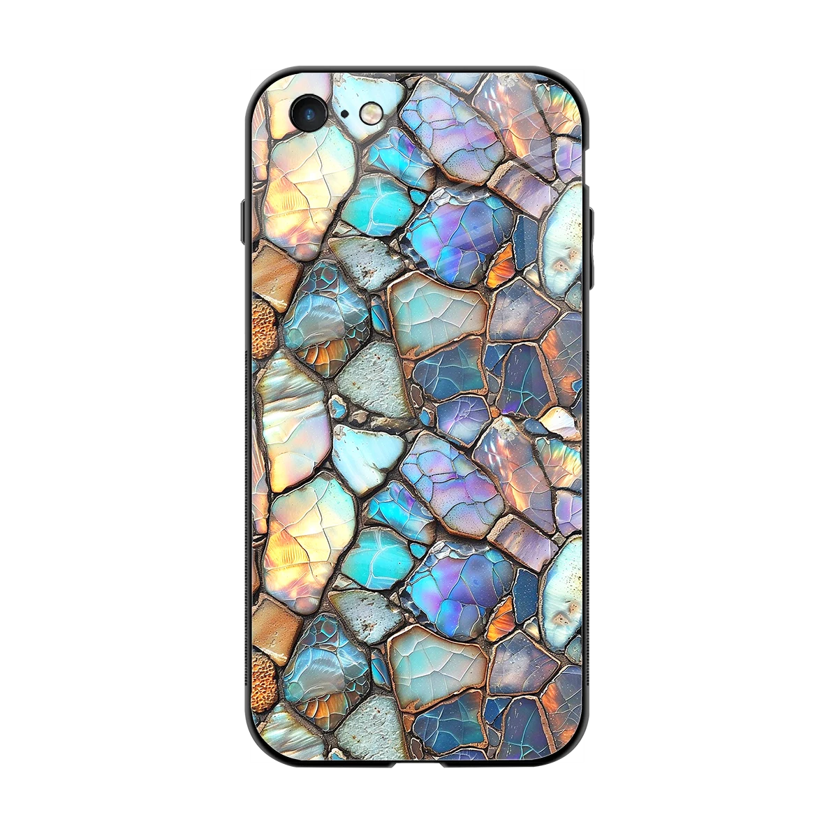 Azure Stone back phone cover | glass case for iphone 6