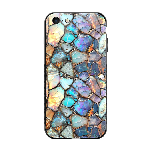 Azure Stone back phone cover | glass case for iphone 6s plus