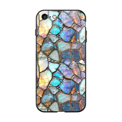 Azure Stone back phone cover | glass case for iphone 7