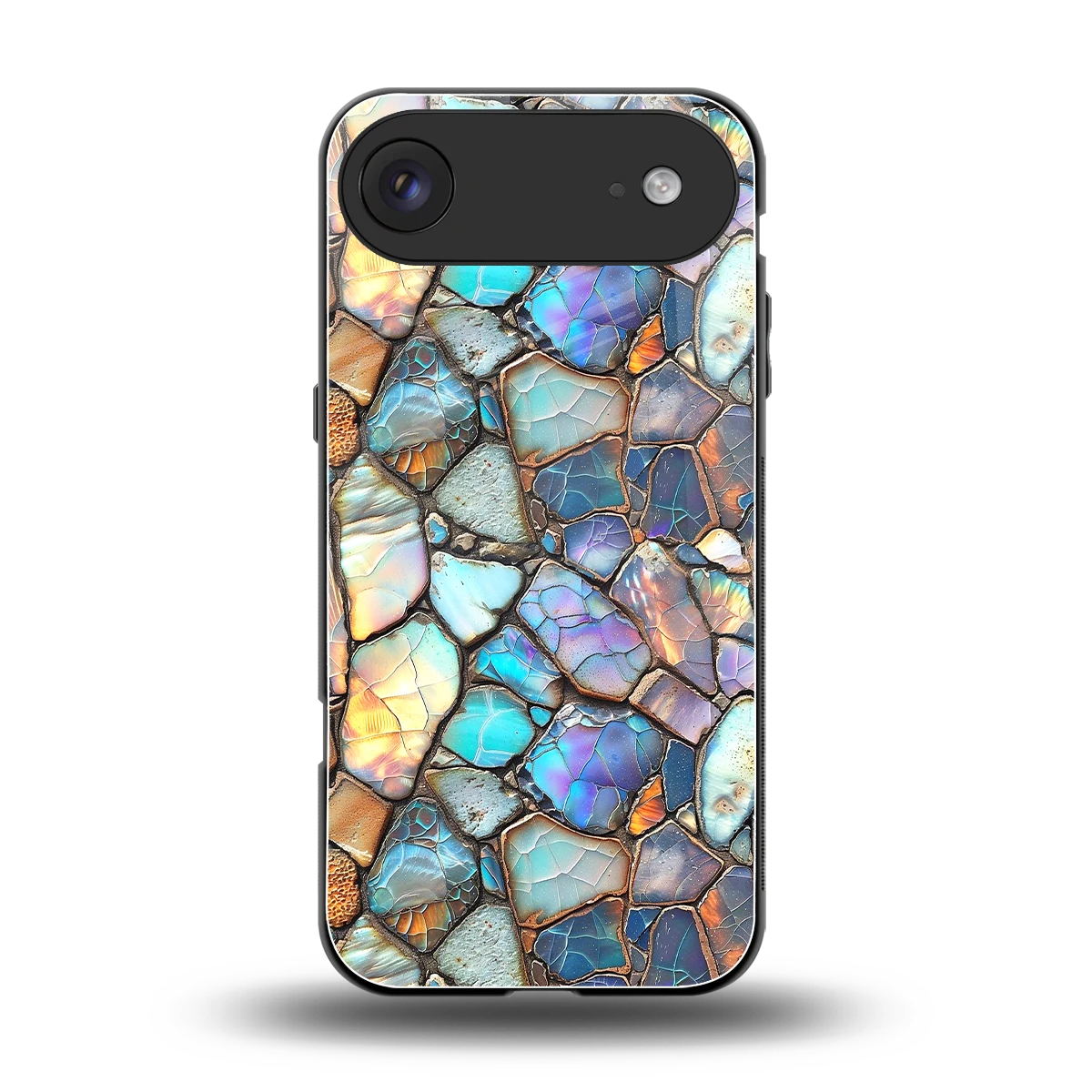 Azure Stone back phone cover | glass case for iphone air