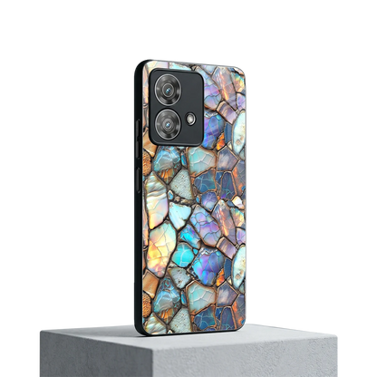 Azure Stone motorola edge 40 neo 5g mobile cover | shockproof glass phone case