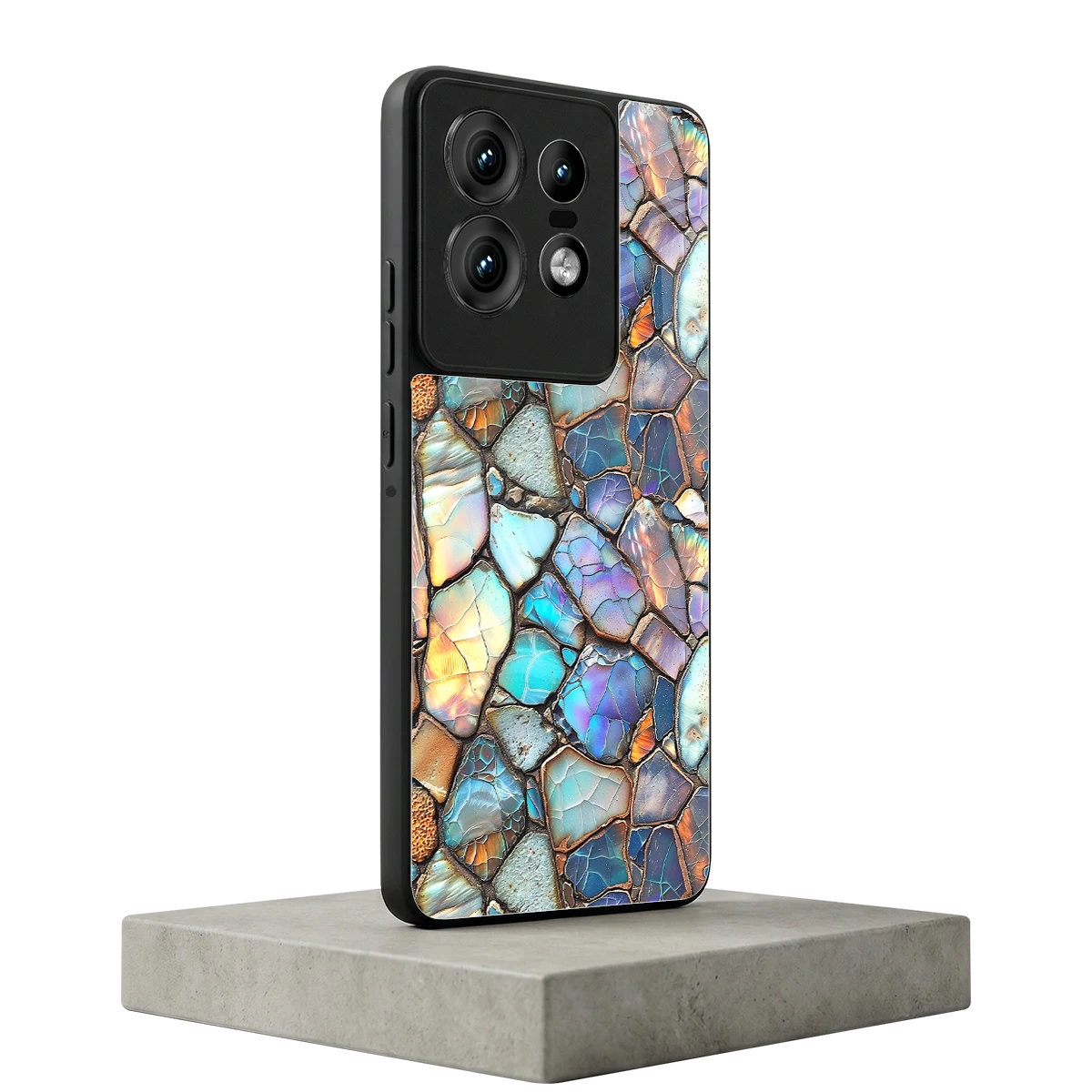 Azure Stone motorola edge 50 pro mobile cover | shockproof glass phone case