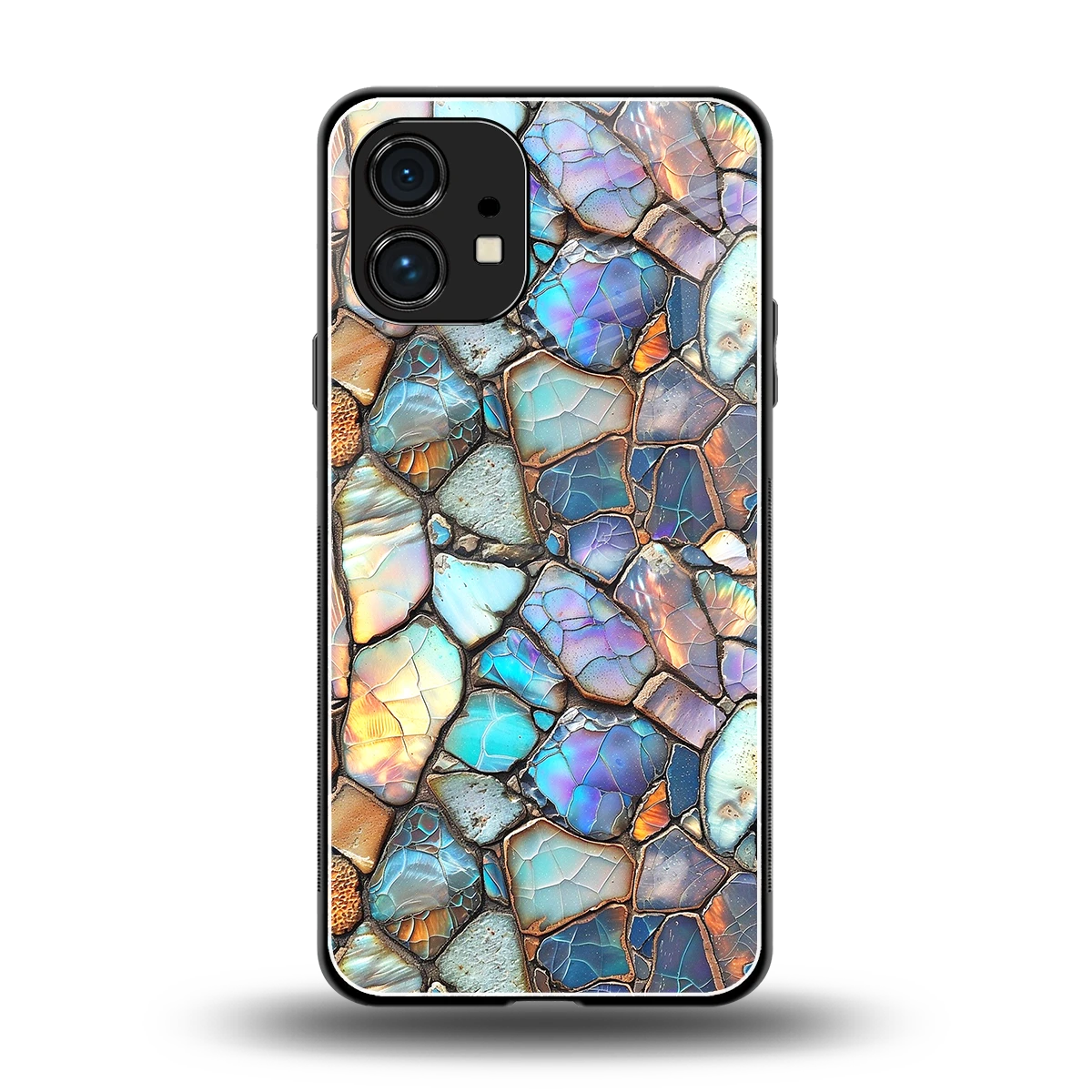 Azure Stone back phone cover | glass case for nothing phone 1