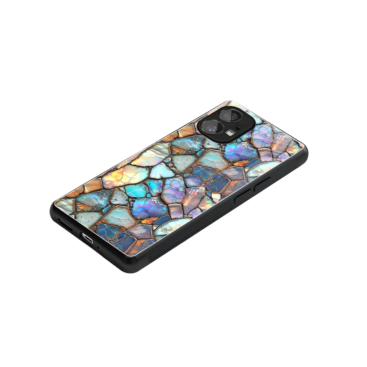 Azure Stone stylish phone case for nothing phone 1 | glossy glass and slim fit