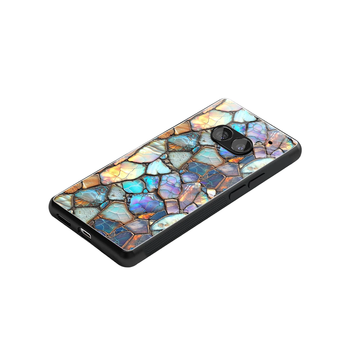 Azure Stone stylish phone case for nothing phone 2a | glossy glass and slim fit