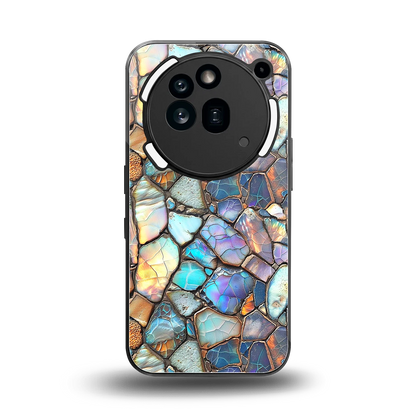 Azure Stone back phone cover | glass case for nothing phone 3a pro