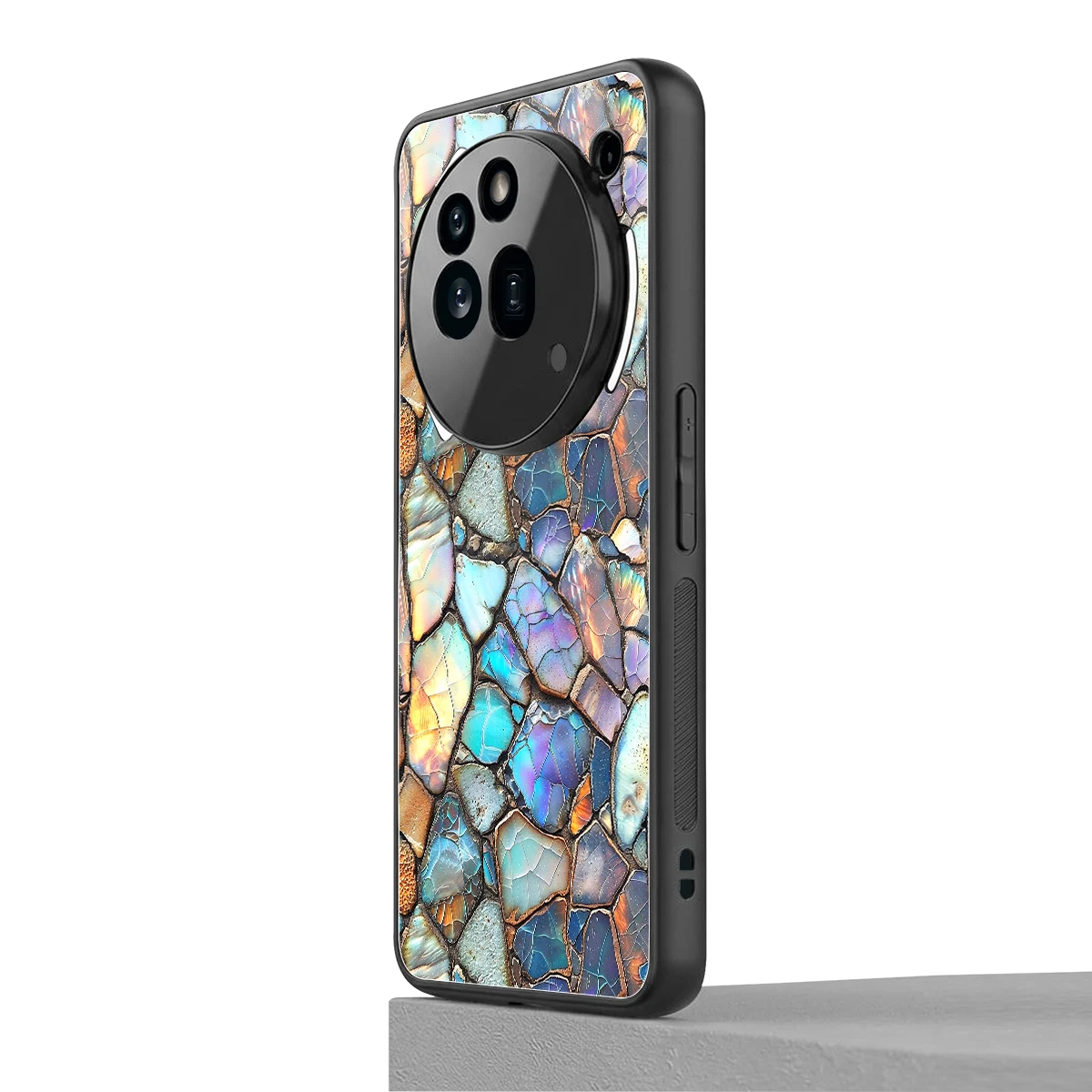 Azure Stone nothing phone 3a pro mobile cover | shockproof glass phone case