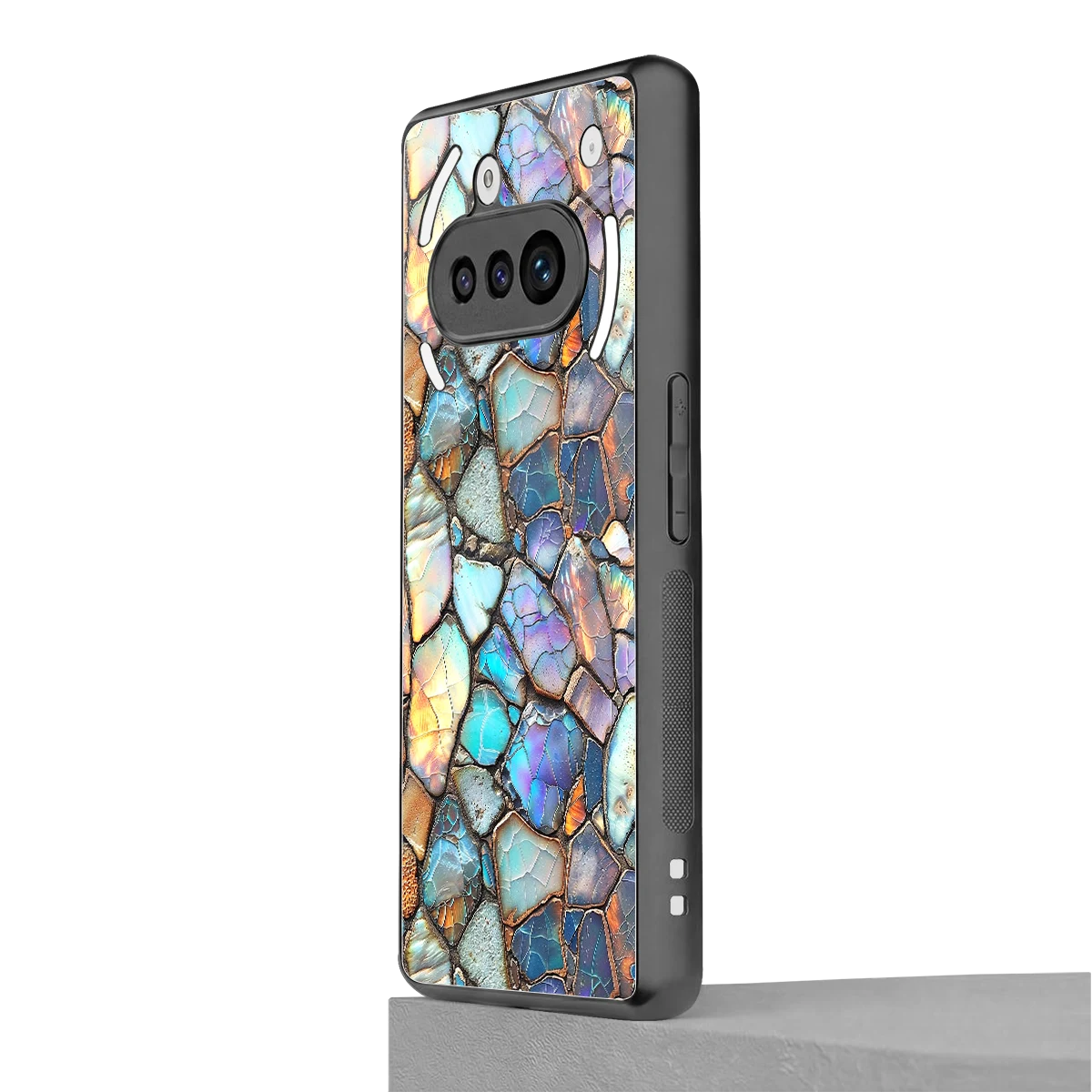 Azure Stone nothing phone 3a mobile cover | shockproof glass phone case