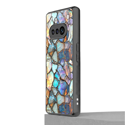 Azure Stone nothing phone 3a mobile cover | shockproof glass phone case