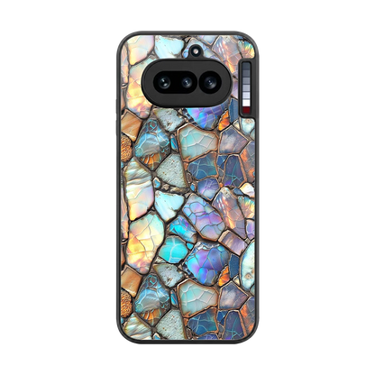 Azure Stone back phone cover | glass case for nothing phone 4a