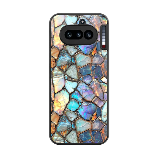 Azure Stone back phone cover | glass case for nothing phone 4a