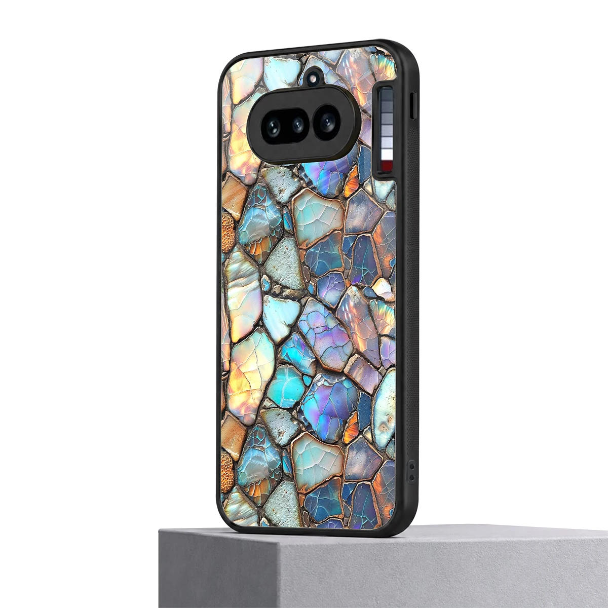 Azure Stone nothing phone 4a mobile cover | shockproof glass phone case