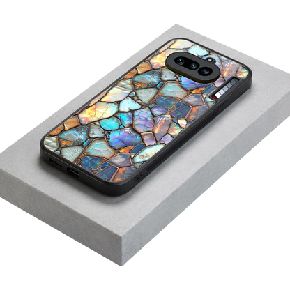 Azure Stone stylish phone case for nothing phone 4a | glossy glass and slim fit