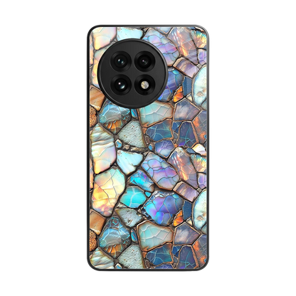 Azure Stone back phone cover | glass case for oneplus 13r