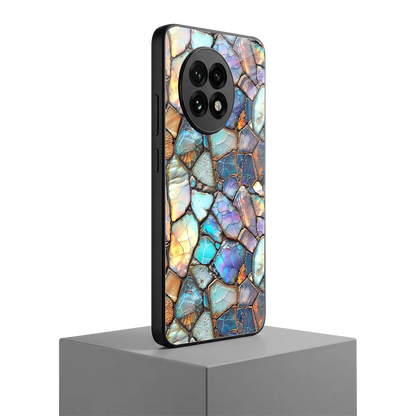Azure Stone oneplus 13r mobile cover | shockproof glass phone case