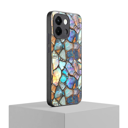 Azure Stone oneplus 13s mobile cover | shockproof glass phone case