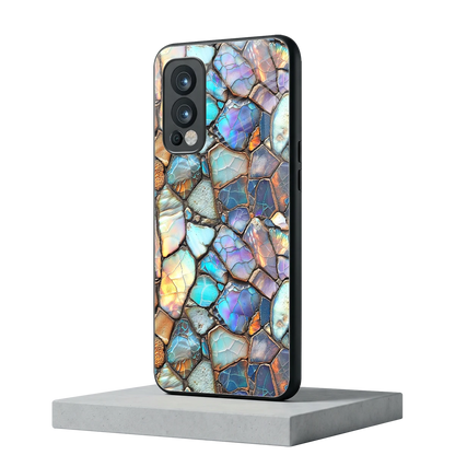 Azure Stone oneplus nord 2 mobile cover | shockproof glass phone case