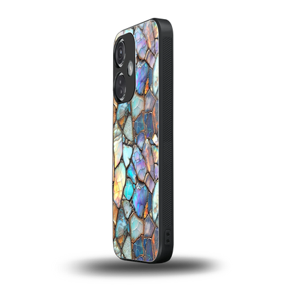 Azure Stone oneplus nord ce 3 mobile cover | shockproof glass phone case