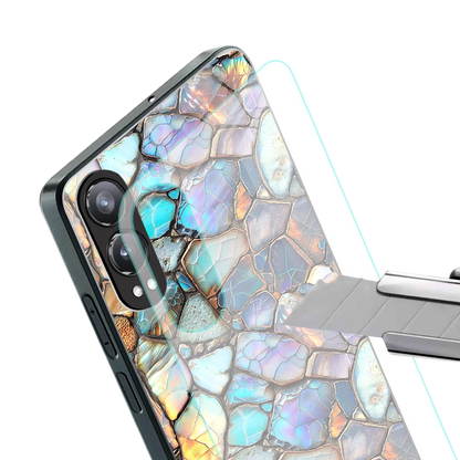 Azure Stone stylish phone case for oneplus nord ce 4 lite | glossy glass and slim fit