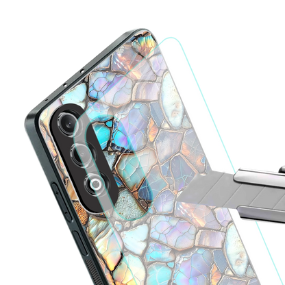 Azure Stone stylish phone case for oneplus nord ce 4 | glossy glass and slim fit