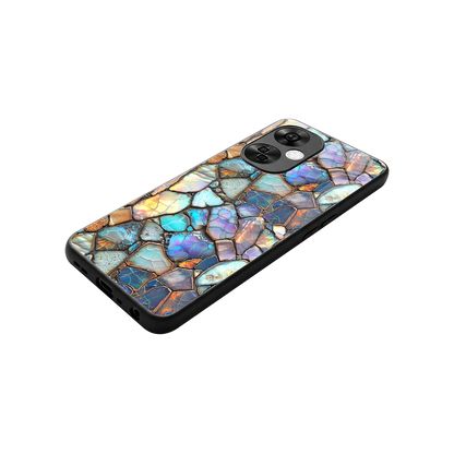 Azure Stone stylish phone case for oneplus nord ce 3 lite | glossy glass and slim fit