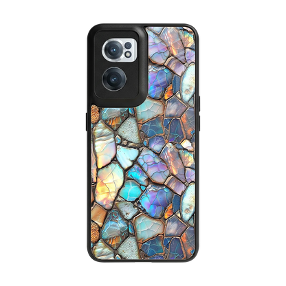Azure Stone back phone cover | glass case for oneplus nord ce 2