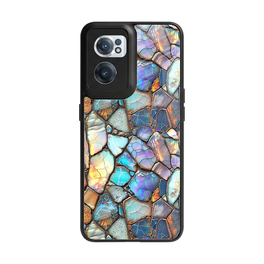 Azure Stone back phone cover | glass case for oneplus nord ce 2