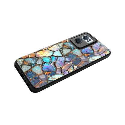 Azure Stone stylish phone case for oneplus nord ce 2 | glossy glass and slim fit