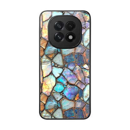 Azure Stone back phone cover | glass case for oppo f29 5g