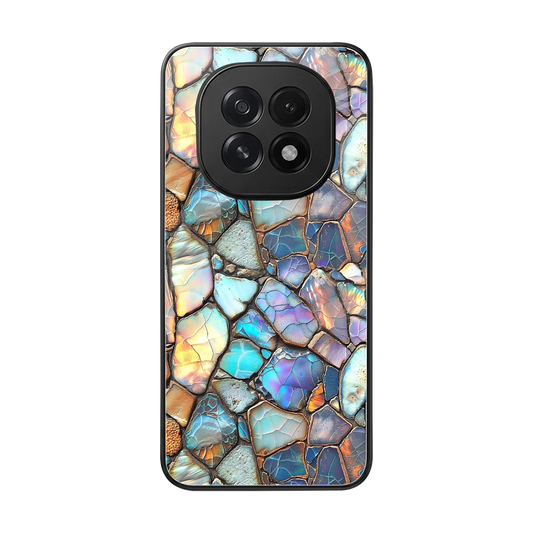 Azure Stone back phone cover | glass case for oppo f29 5g