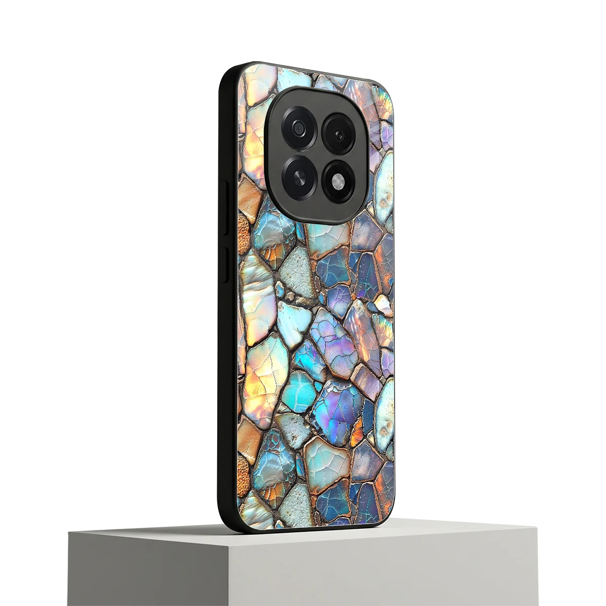 Azure Stone oppo f29 5g mobile cover | shockproof glass phone case