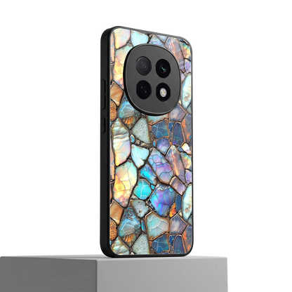 Azure Stone oppo f29 pro 5g mobile cover | shockproof glass phone case