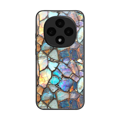 Azure Stone back phone cover | glass case for oppo f31 pro 5g