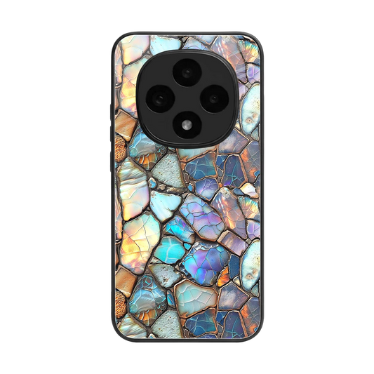 Azure Stone back phone cover | glass case for oppo f31 pro 5g