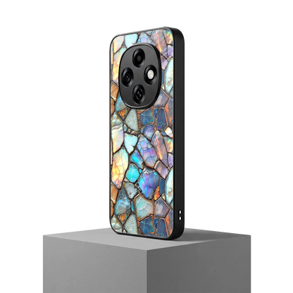 Azure Stone oppo f31 pro 5g mobile cover | shockproof glass phone case